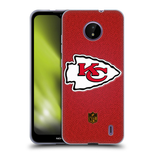 NFL Kansas City Chiefs Logo Football Soft Gel Case for Nokia C10 / C20