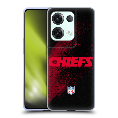 NFL Kansas City Chiefs Logo Blur Soft Gel Case for OPPO Reno8 Pro