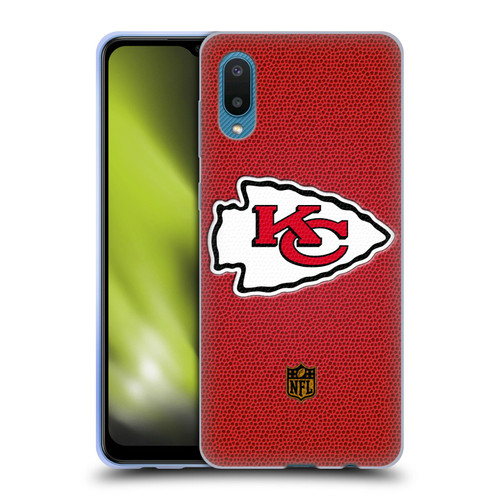 NFL Kansas City Chiefs Logo Football Soft Gel Case for Samsung Galaxy A02/M02 (2021)