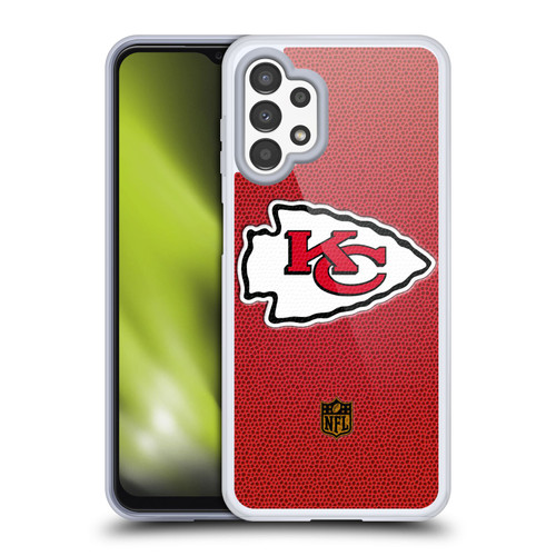 NFL Kansas City Chiefs Logo Football Soft Gel Case for Samsung Galaxy A13 (2022)