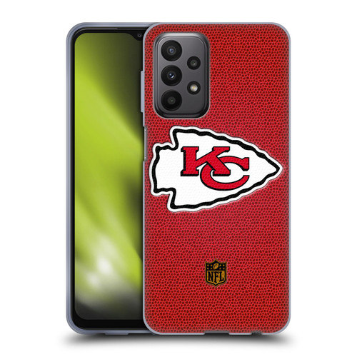 NFL Kansas City Chiefs Logo Football Soft Gel Case for Samsung Galaxy A23 / 5G (2022)