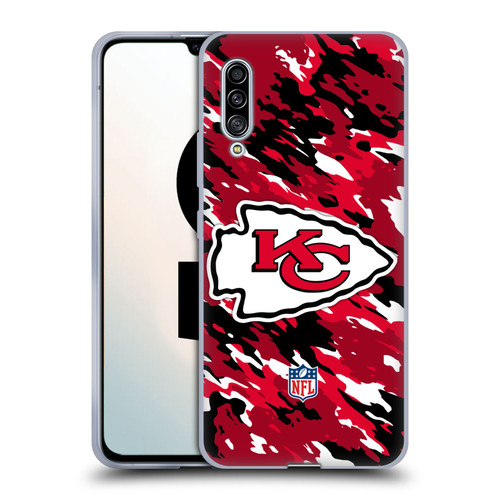 NFL Kansas City Chiefs Logo Camou Soft Gel Case for Samsung Galaxy A90 5G (2019)