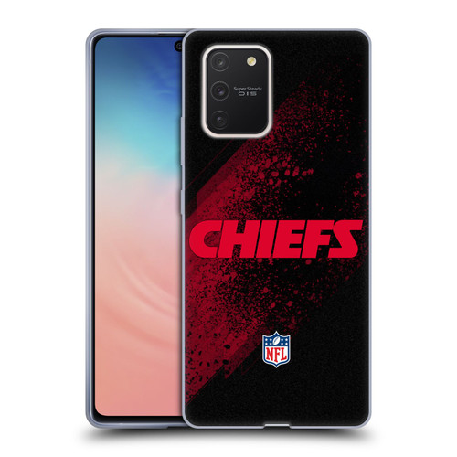 NFL Kansas City Chiefs Logo Blur Soft Gel Case for Samsung Galaxy S10 Lite