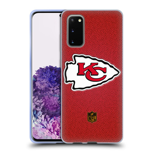 NFL Kansas City Chiefs Logo Football Soft Gel Case for Samsung Galaxy S20 / S20 5G