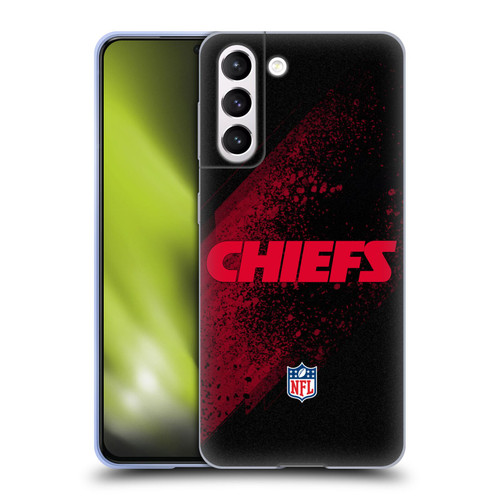 NFL Kansas City Chiefs Logo Blur Soft Gel Case for Samsung Galaxy S21 5G
