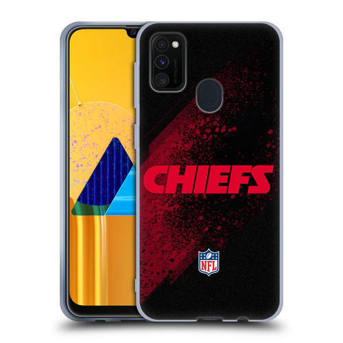 NFL Kansas City Chiefs Logo Blur Soft Gel Case for Samsung Galaxy M30s (2019)/M21 (2020)