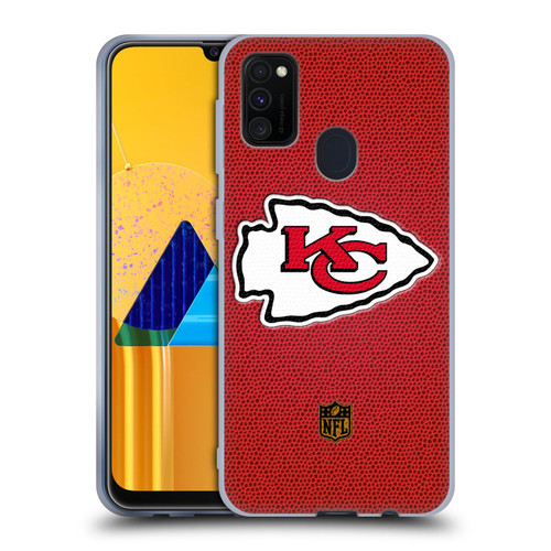 NFL Kansas City Chiefs Logo Football Soft Gel Case for Samsung Galaxy M30s (2019)/M21 (2020)