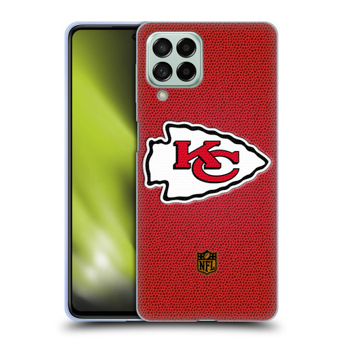 NFL Kansas City Chiefs Logo Football Soft Gel Case for Samsung Galaxy M53 (2022)