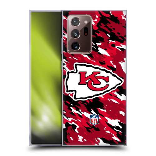 NFL Kansas City Chiefs Logo Camou Soft Gel Case for Samsung Galaxy Note20 Ultra / 5G