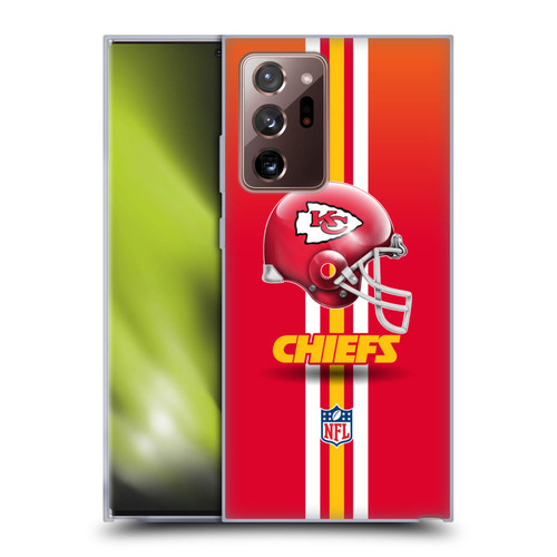 NFL Kansas City Chiefs Logo Helmet Soft Gel Case for Samsung Galaxy Note20 Ultra / 5G