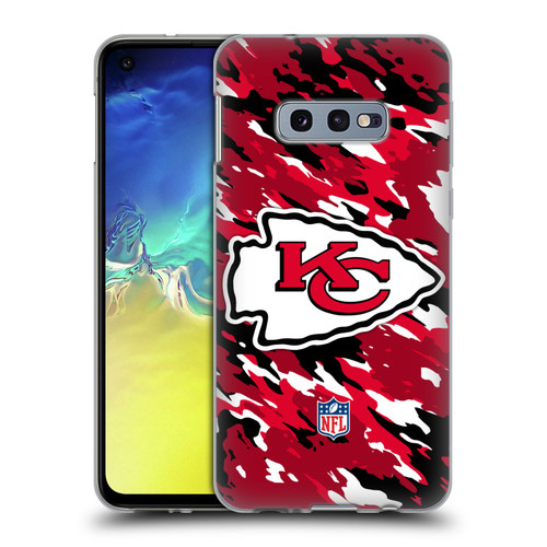NFL Kansas City Chiefs Logo Camou Soft Gel Case for Samsung Galaxy S10e