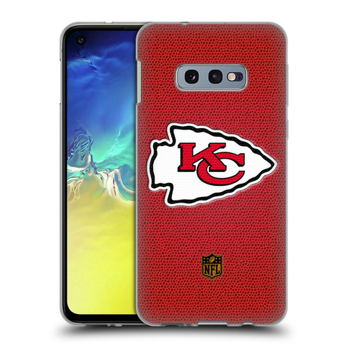 NFL Kansas City Chiefs Logo Football Soft Gel Case for Samsung Galaxy S10e