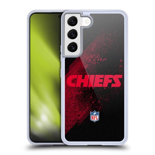 NFL Kansas City Chiefs Logo Blur Soft Gel Case for Samsung Galaxy S22 5G