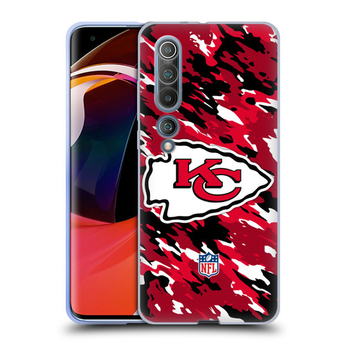 NFL Kansas City Chiefs Logo Camou Soft Gel Case for Xiaomi Mi 10 5G / Mi 10 Pro 5G