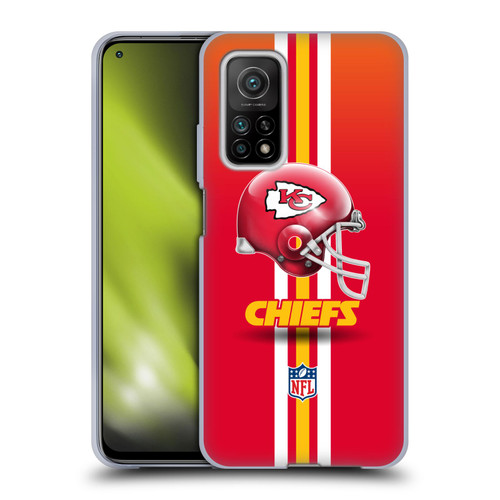 NFL Kansas City Chiefs Logo Helmet Soft Gel Case for Xiaomi Mi 10T 5G