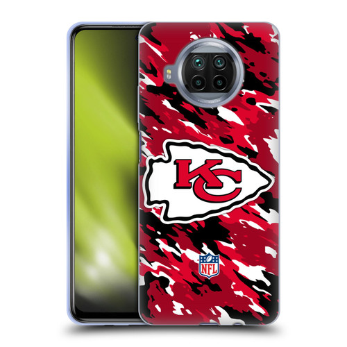 NFL Kansas City Chiefs Logo Camou Soft Gel Case for Xiaomi Mi 10T Lite 5G