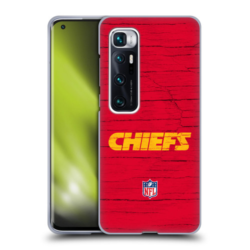 NFL Kansas City Chiefs Logo Distressed Look Soft Gel Case for Xiaomi Mi 10 Ultra 5G