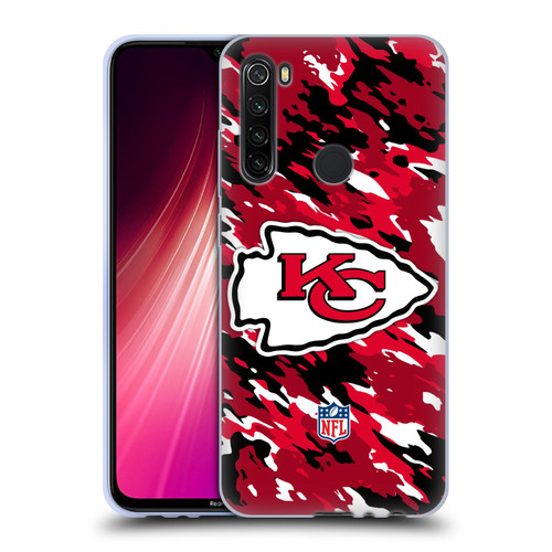 NFL Kansas City Chiefs Logo Camou Soft Gel Case for Xiaomi Redmi Note 8T