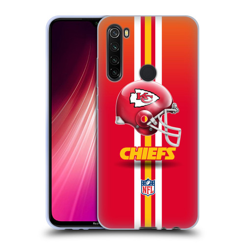 NFL Kansas City Chiefs Logo Helmet Soft Gel Case for Xiaomi Redmi Note 8T