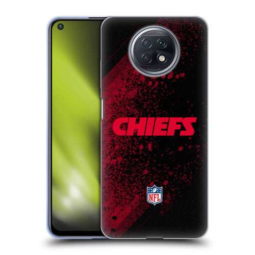 NFL Kansas City Chiefs Logo Blur Soft Gel Case for Xiaomi Redmi Note 9T 5G