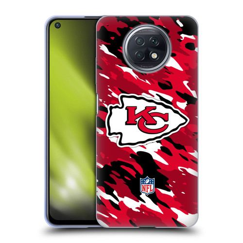 NFL Kansas City Chiefs Logo Camou Soft Gel Case for Xiaomi Redmi Note 9T 5G