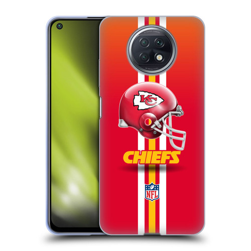 NFL Kansas City Chiefs Logo Helmet Soft Gel Case for Xiaomi Redmi Note 9T 5G