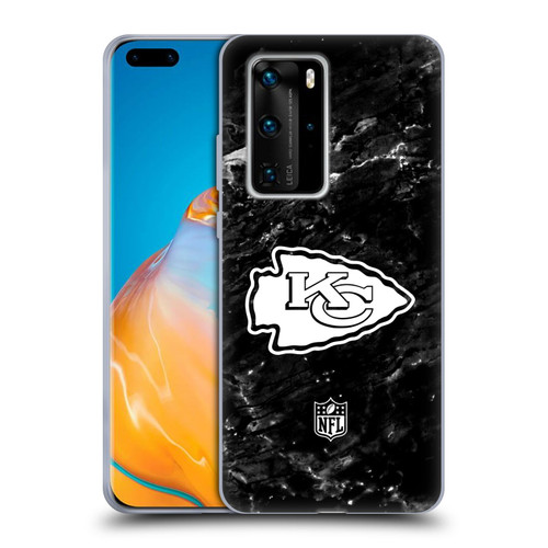 NFL Kansas City Chiefs Artwork Marble Soft Gel Case for Huawei P40 Pro / P40 Pro Plus 5G