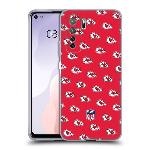 NFL Kansas City Chiefs Artwork Patterns Soft Gel Case for Huawei Nova 7 SE/P40 Lite 5G