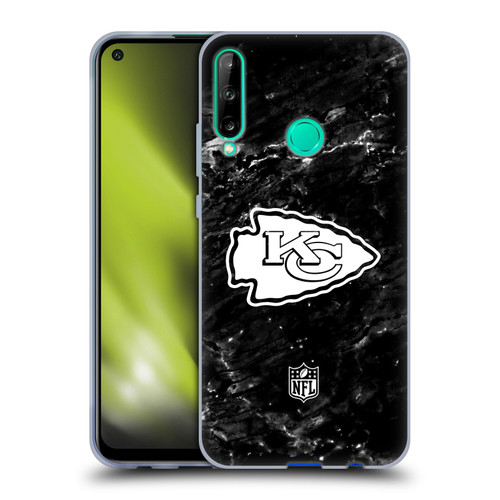 NFL Kansas City Chiefs Artwork Marble Soft Gel Case for Huawei P40 lite E