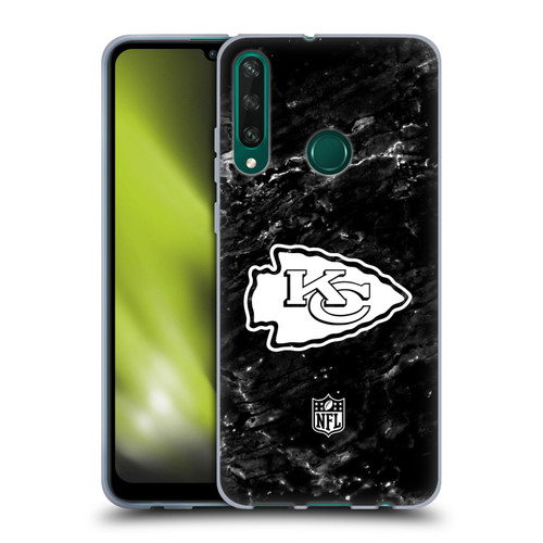 NFL Kansas City Chiefs Artwork Marble Soft Gel Case for Huawei Y6p