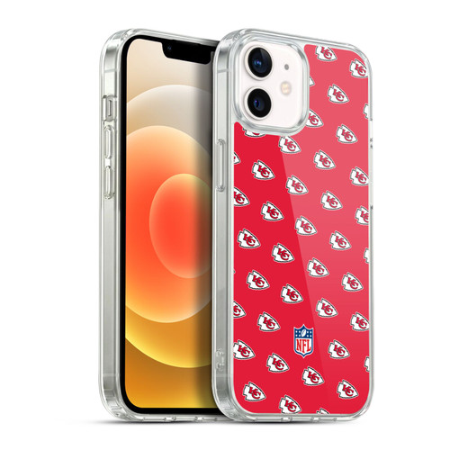 NFL Kansas City Chiefs Artwork Patterns Soft Gel Case for Apple iPhone 12 / iPhone 12 Pro & MagSafe