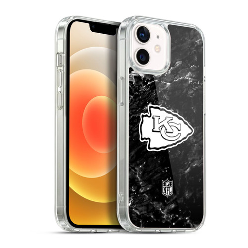 NFL Kansas City Chiefs Artwork Marble Soft Gel Case for Apple iPhone 12 / iPhone 12 Pro & MagSafe