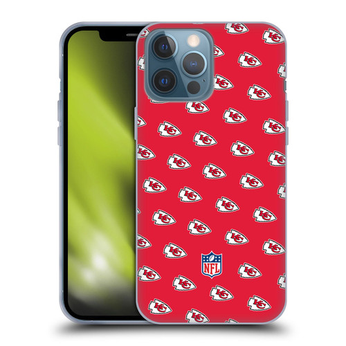 NFL Kansas City Chiefs Artwork Patterns Soft Gel Case for Apple iPhone 13 Pro Max