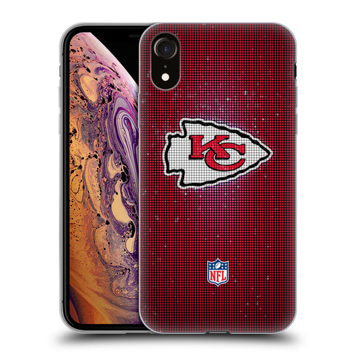 NFL Kansas City Chiefs Artwork LED Soft Gel Case for Apple iPhone XR