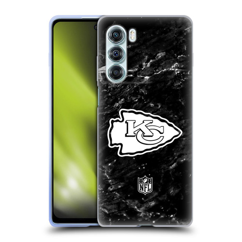 NFL Kansas City Chiefs Artwork Marble Soft Gel Case for Motorola Edge S30 / Moto G200 5G