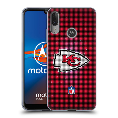 NFL Kansas City Chiefs Artwork LED Soft Gel Case for Motorola Moto E6 Plus