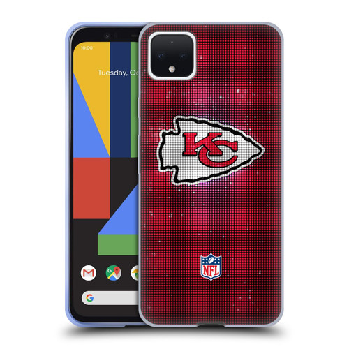 NFL Kansas City Chiefs Artwork LED Soft Gel Case for Google Pixel 4 XL