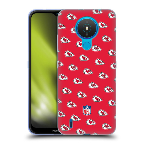NFL Kansas City Chiefs Artwork Patterns Soft Gel Case for Nokia 1.4