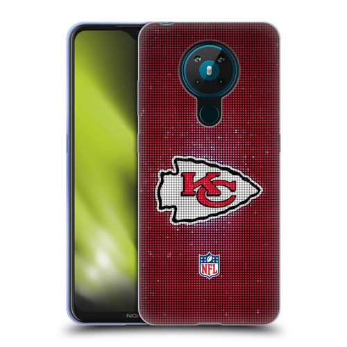NFL Kansas City Chiefs Artwork LED Soft Gel Case for Nokia 5.3