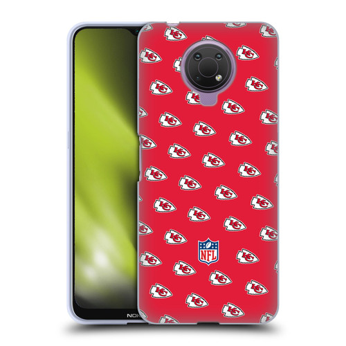 NFL Kansas City Chiefs Artwork Patterns Soft Gel Case for Nokia G10