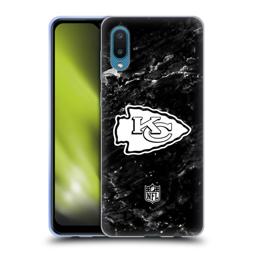 NFL Kansas City Chiefs Artwork Marble Soft Gel Case for Samsung Galaxy A02/M02 (2021)