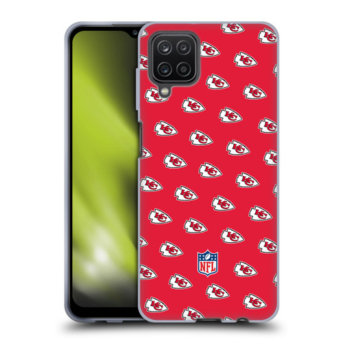 NFL Kansas City Chiefs Artwork Patterns Soft Gel Case for Samsung Galaxy A12 (2020)