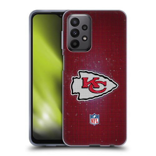 NFL Kansas City Chiefs Artwork LED Soft Gel Case for Samsung Galaxy A23 / 5G (2022)