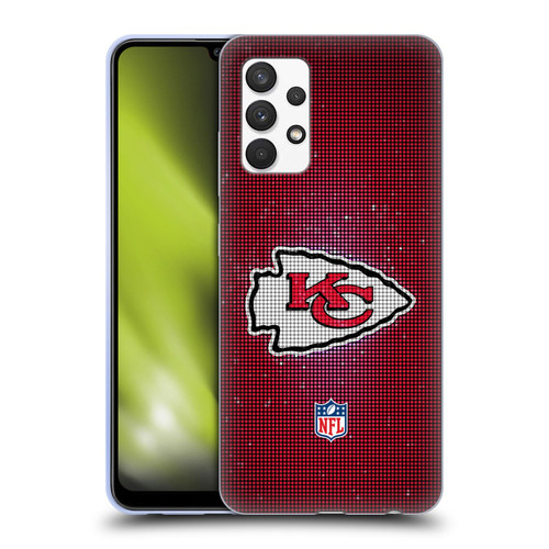 NFL Kansas City Chiefs Artwork LED Soft Gel Case for Samsung Galaxy A32 (2021)