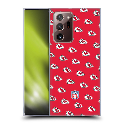 NFL Kansas City Chiefs Artwork Patterns Soft Gel Case for Samsung Galaxy Note20 Ultra / 5G