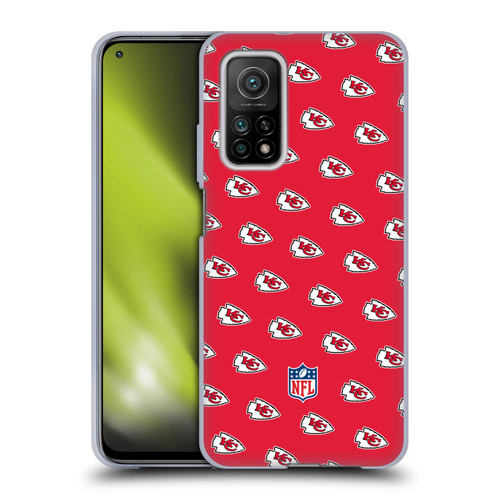 NFL Kansas City Chiefs Artwork Patterns Soft Gel Case for Xiaomi Mi 10T 5G