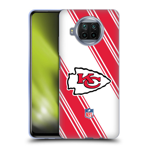 NFL Kansas City Chiefs Artwork Stripes Soft Gel Case for Xiaomi Mi 10T Lite 5G