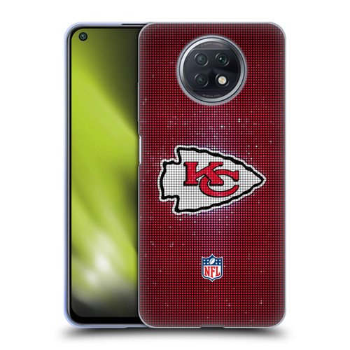 NFL Kansas City Chiefs Artwork LED Soft Gel Case for Xiaomi Redmi Note 9T 5G