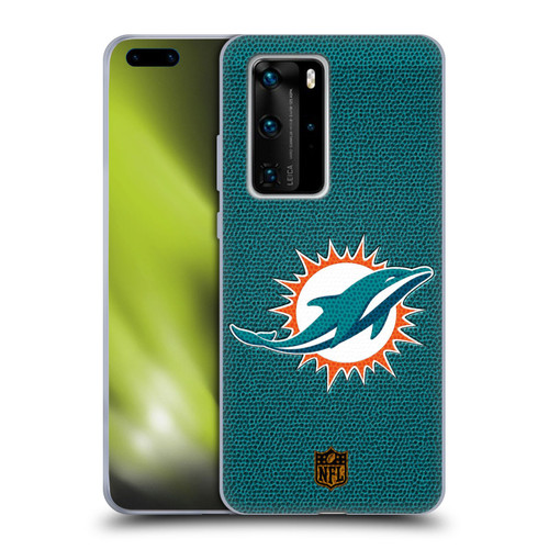 NFL Miami Dolphins Logo Football Soft Gel Case for Huawei P40 Pro / P40 Pro Plus 5G