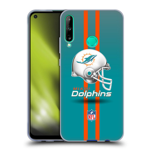 NFL Miami Dolphins Logo Helmet Soft Gel Case for Huawei P40 lite E